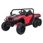 Elektrické autíčko Farmer Truck X-POWER - dvojmiestne, červené